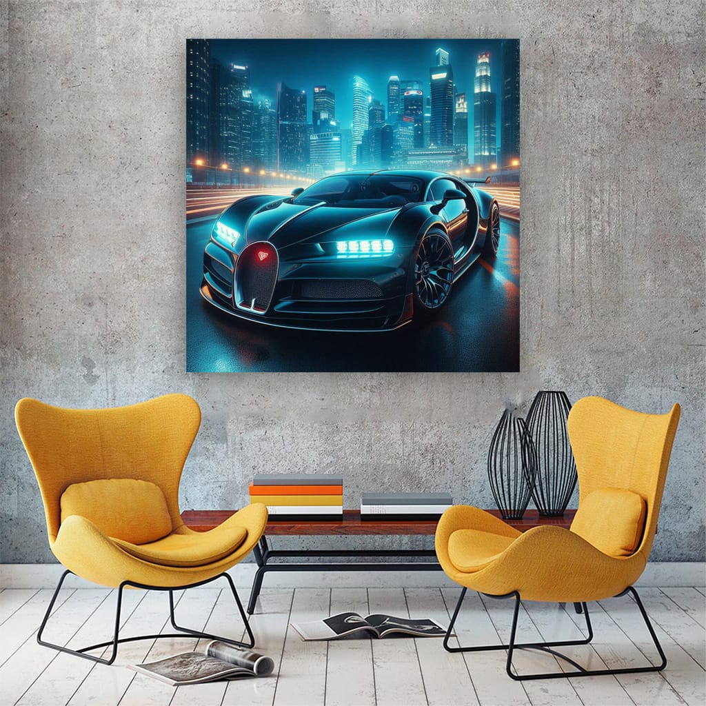 Bugatti La Voiture Noire Neon - Ultimate Luxury Supercar