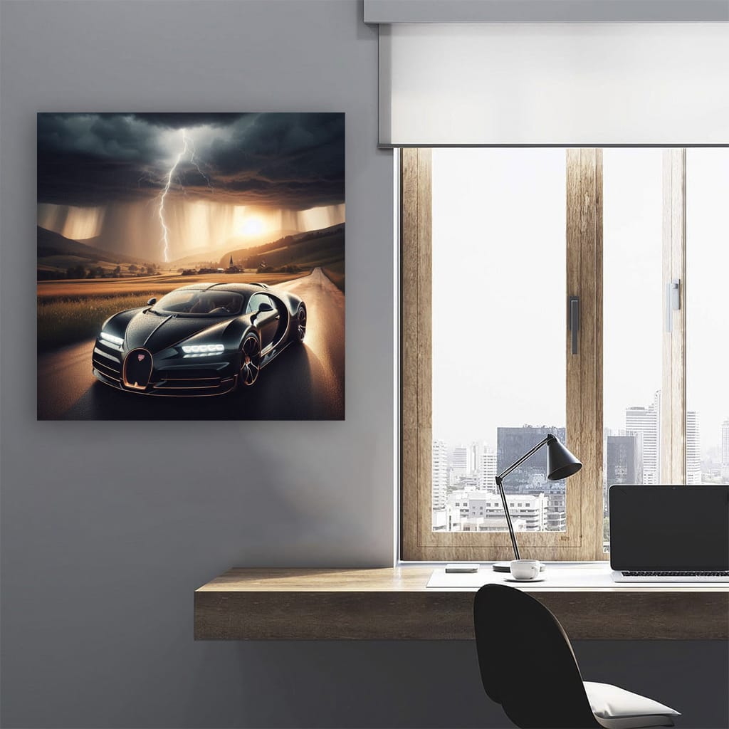 Bugatti La Voiture Noire Thundersto Wall Art