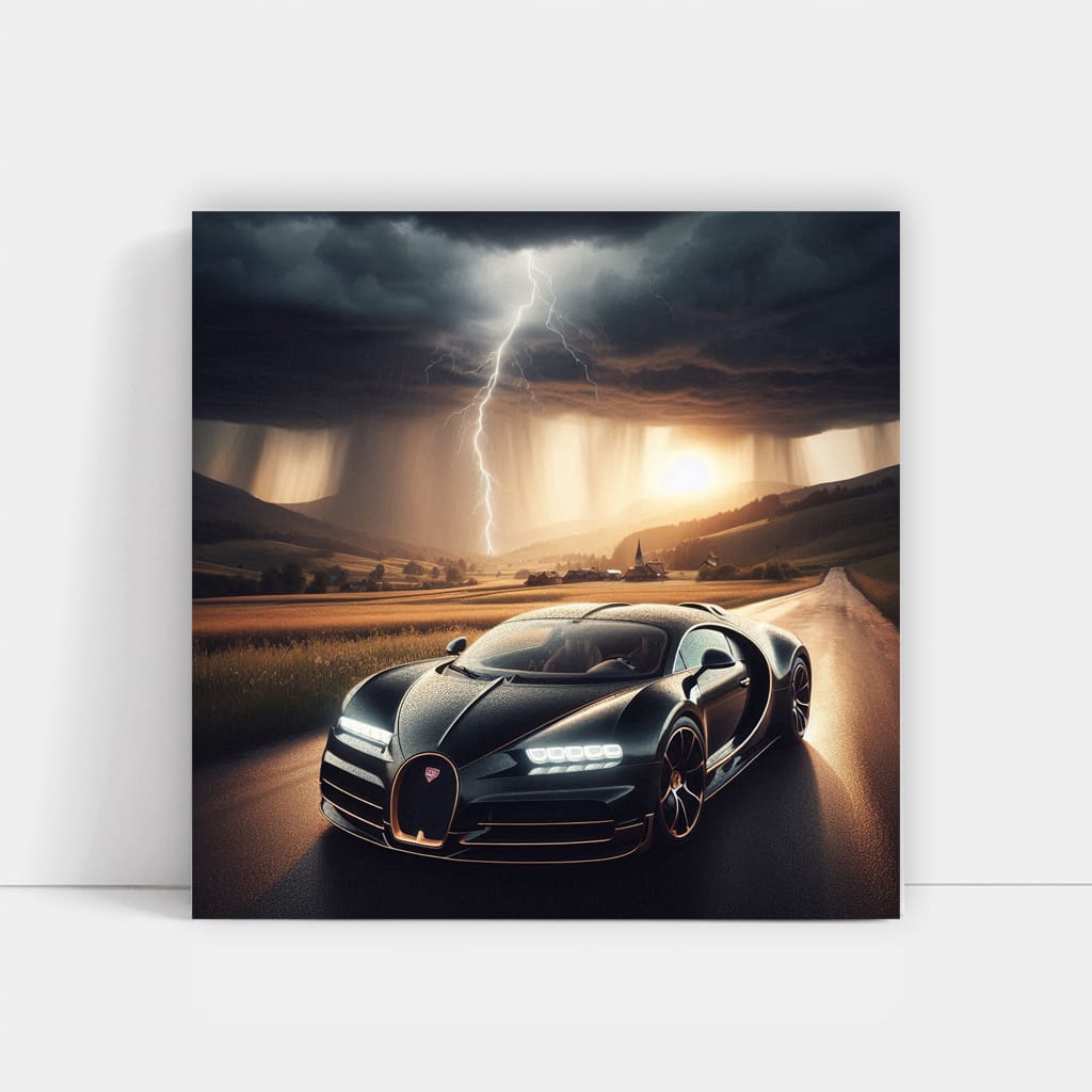 Thunderstorm Bugatti La Voiture Noire: Ultimate Elegance