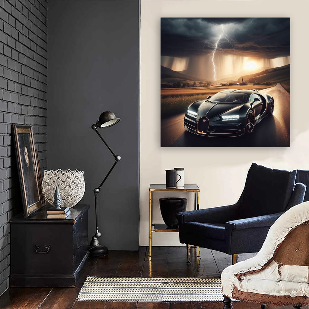 Thunderstorm Bugatti La Voiture Noire: Ultimate Elegance