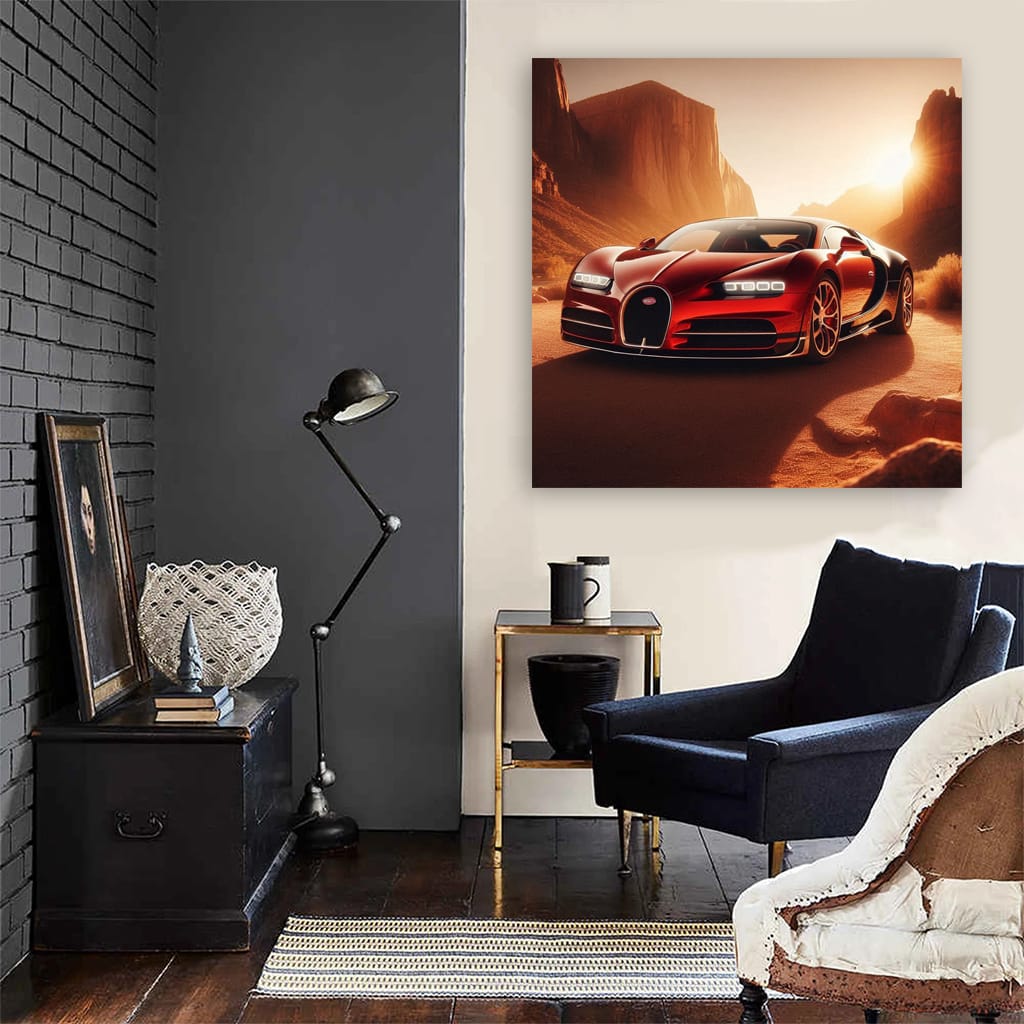 Bugatti Veyron in Canyon - Ultimate Speed and Luxury