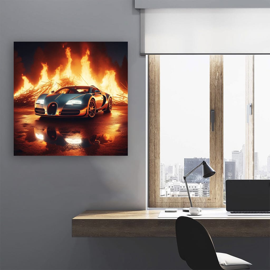 Bugatti Veyron Fi Wall Art