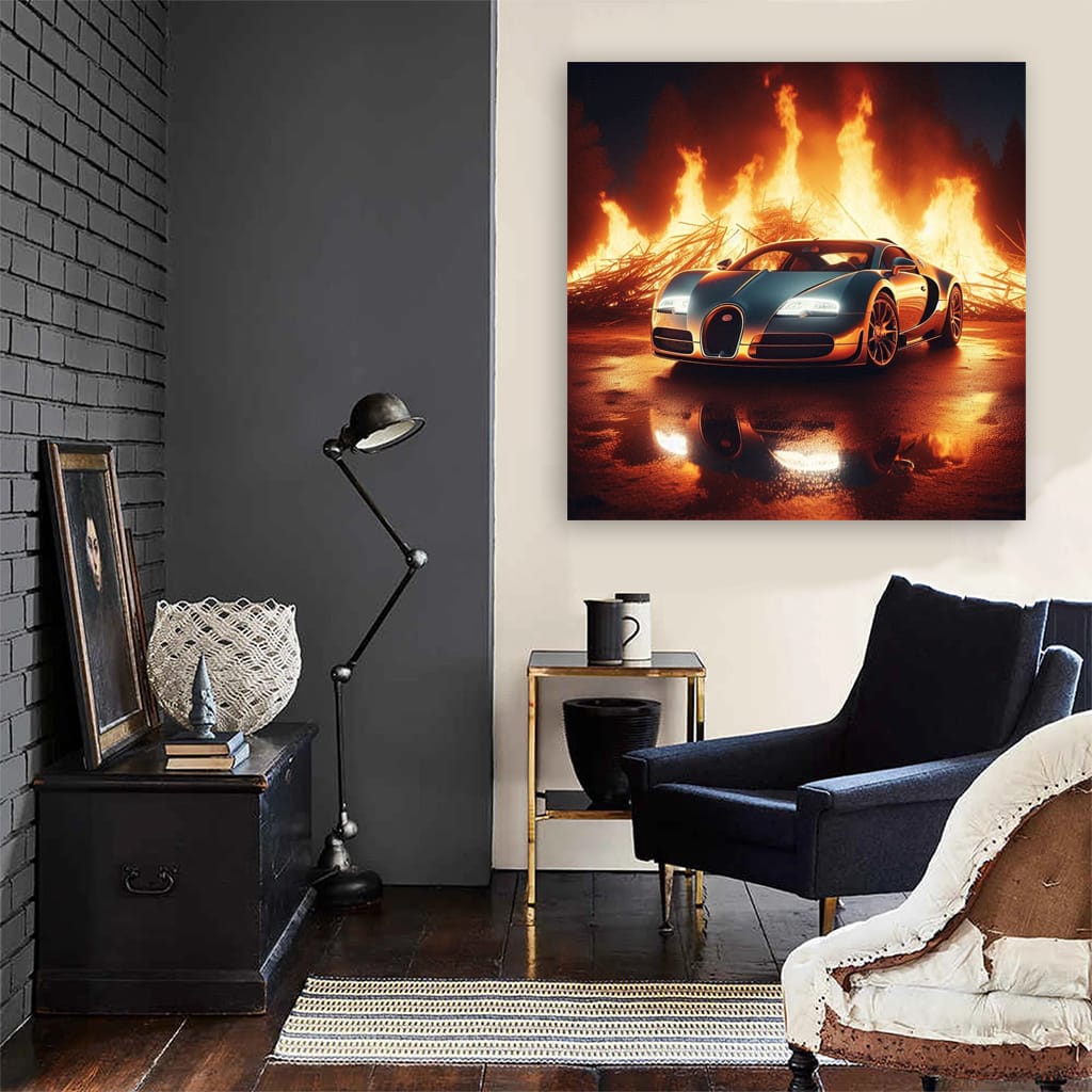 Bugatti Veyron Fi Wall Art