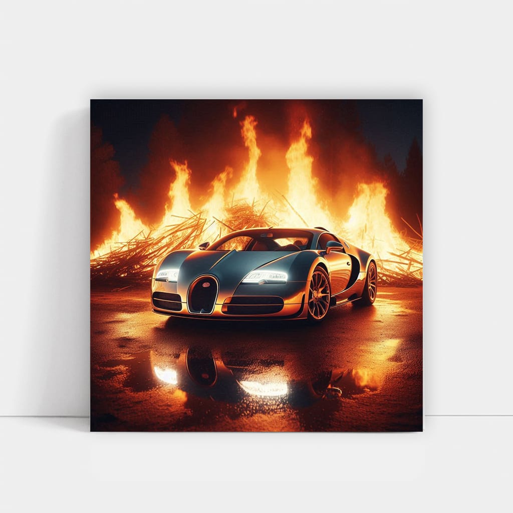 Bugatti Veyron Fi Wall Art