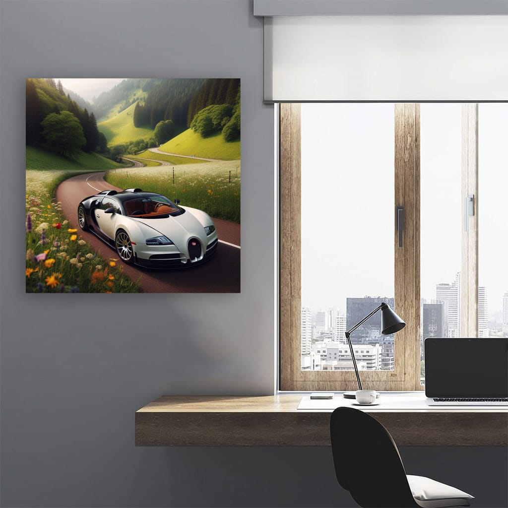 Bugatti Veyron Vall Wall Art