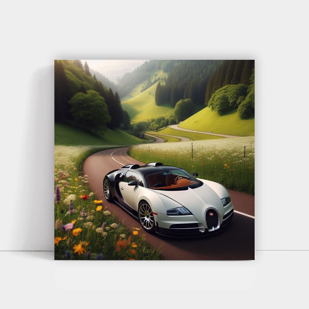 Bugatti Veyron Vall Wall Art