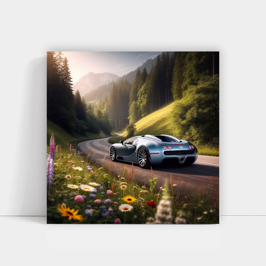 Bugatti Veyron Valley Wall Art