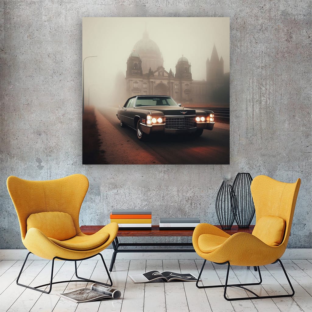 Cadillac Ct6 Fog Wall Art