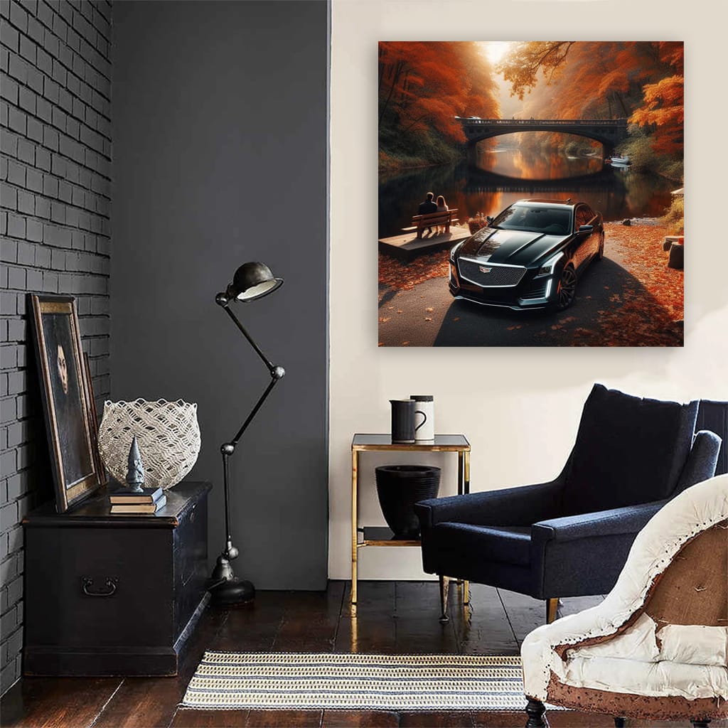 Cadillac Cts River Wall Art