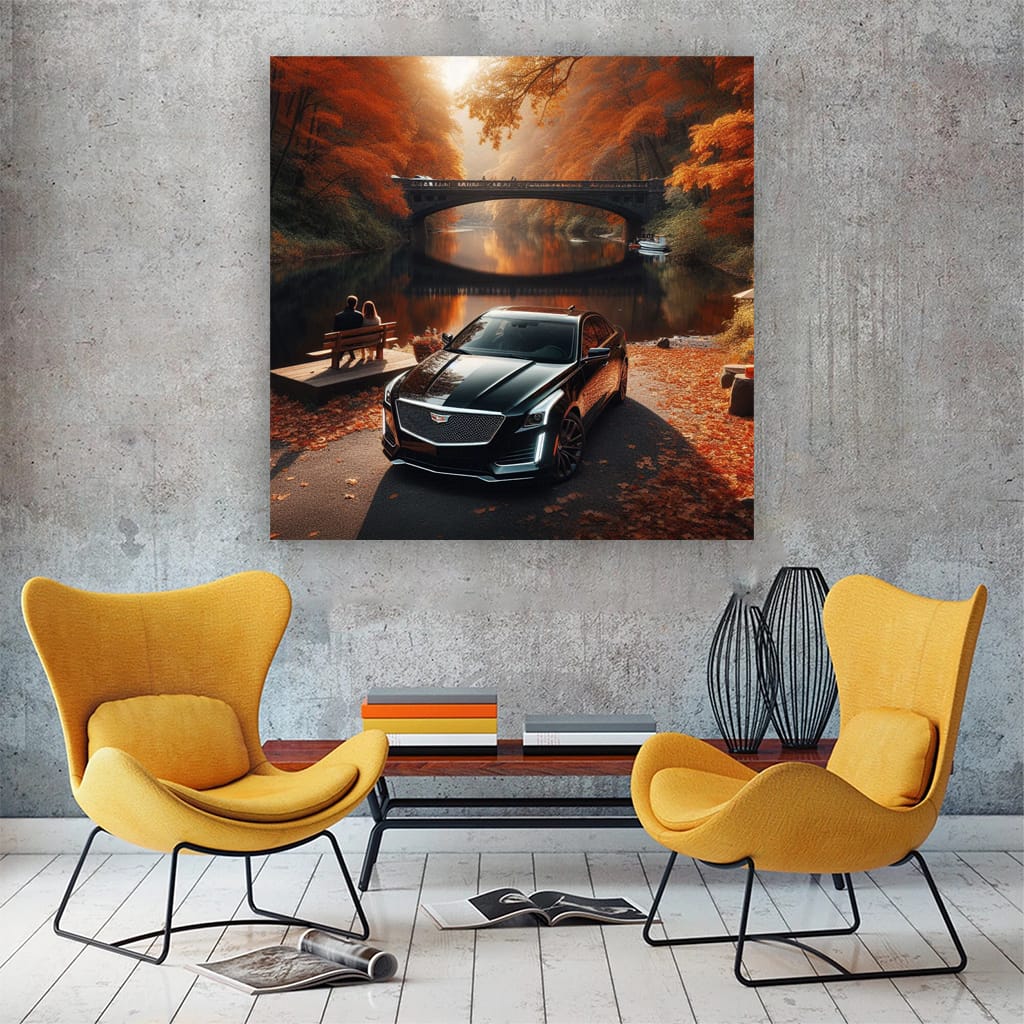 Cadillac Cts River Wall Art