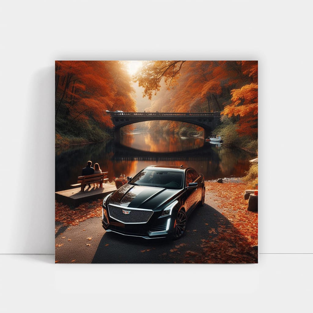 Cadillac Cts River Wall Art