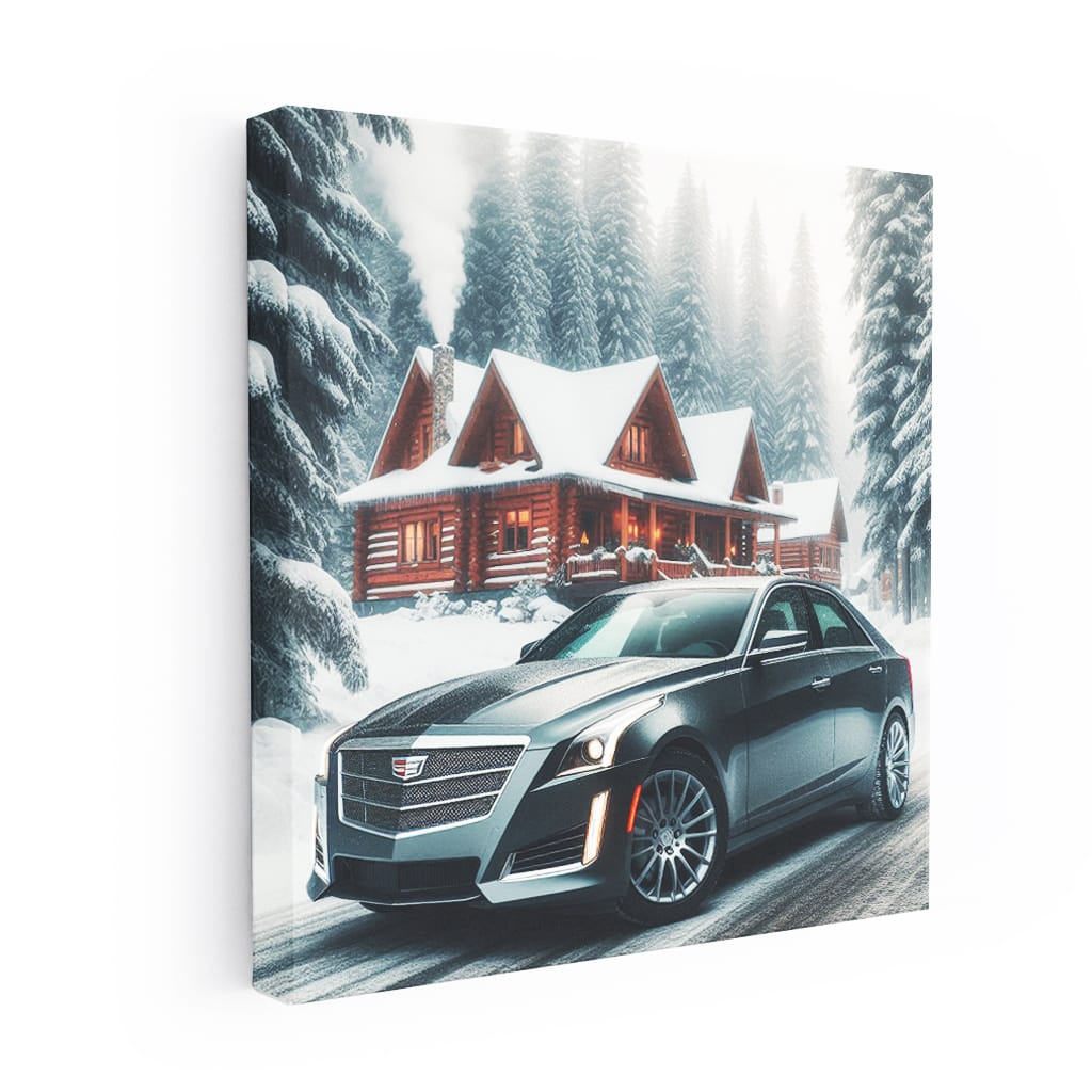 Cadillac Cts Wint Wall Art