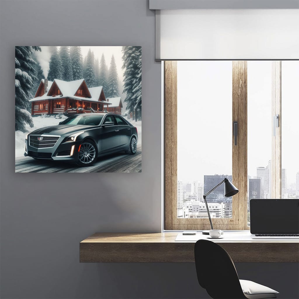 Cadillac Cts Wint Wall Art