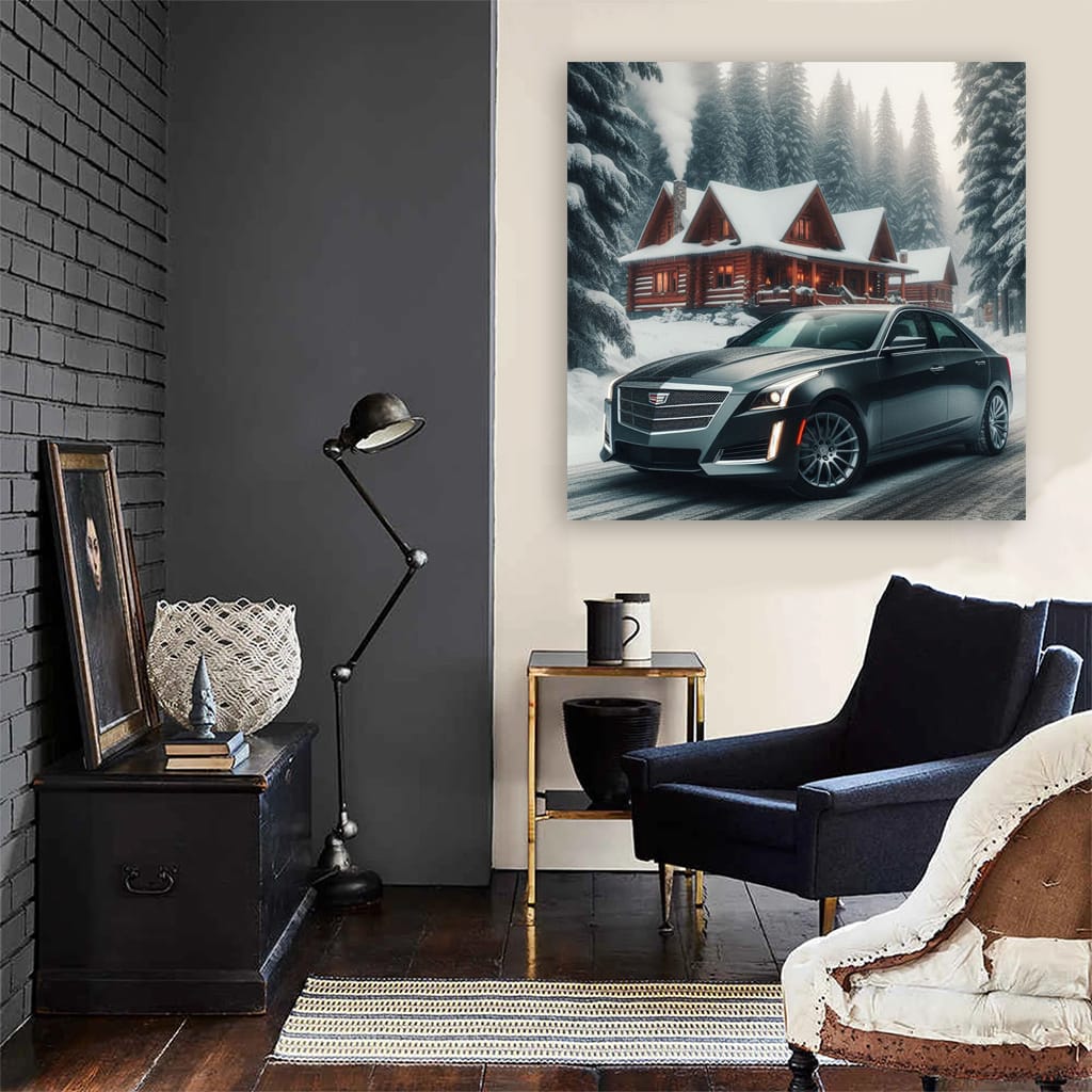 Cadillac Cts Wint Wall Art