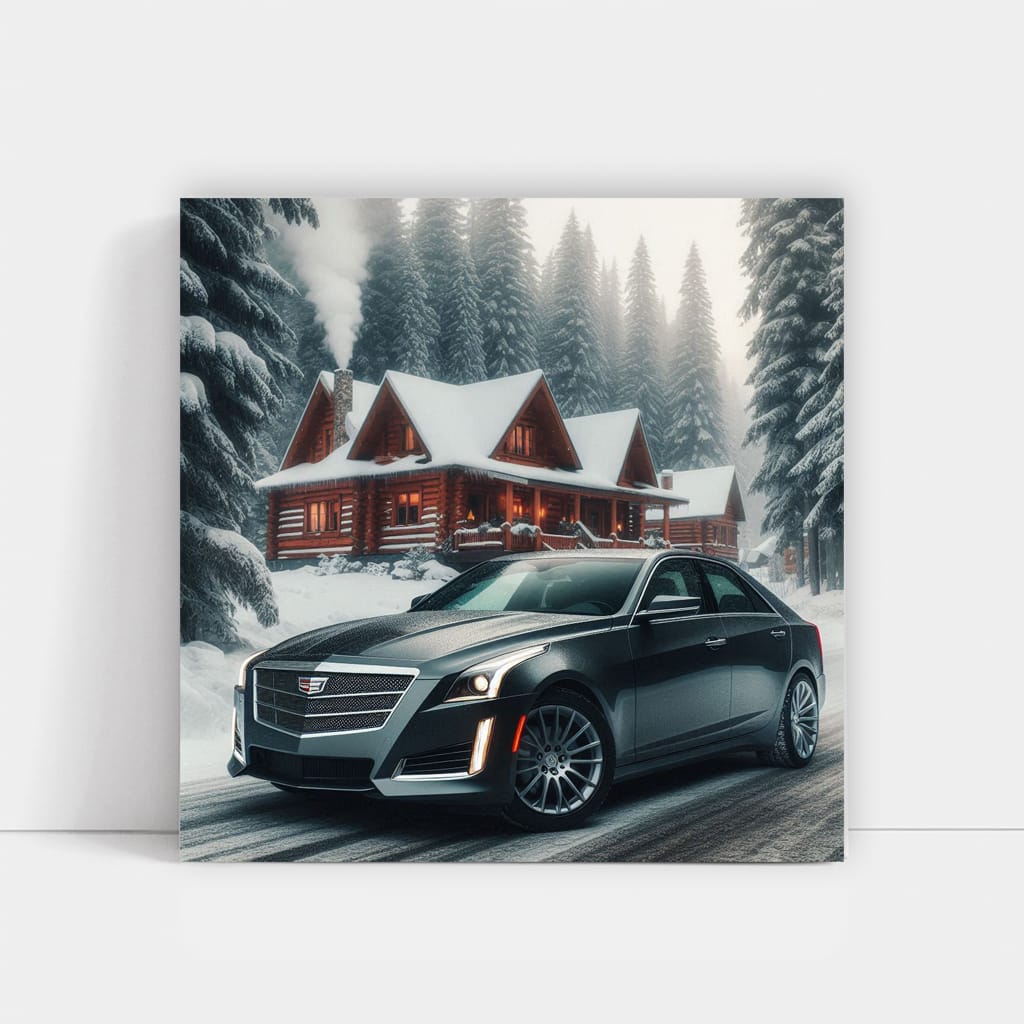 Cadillac Cts Wint Wall Art