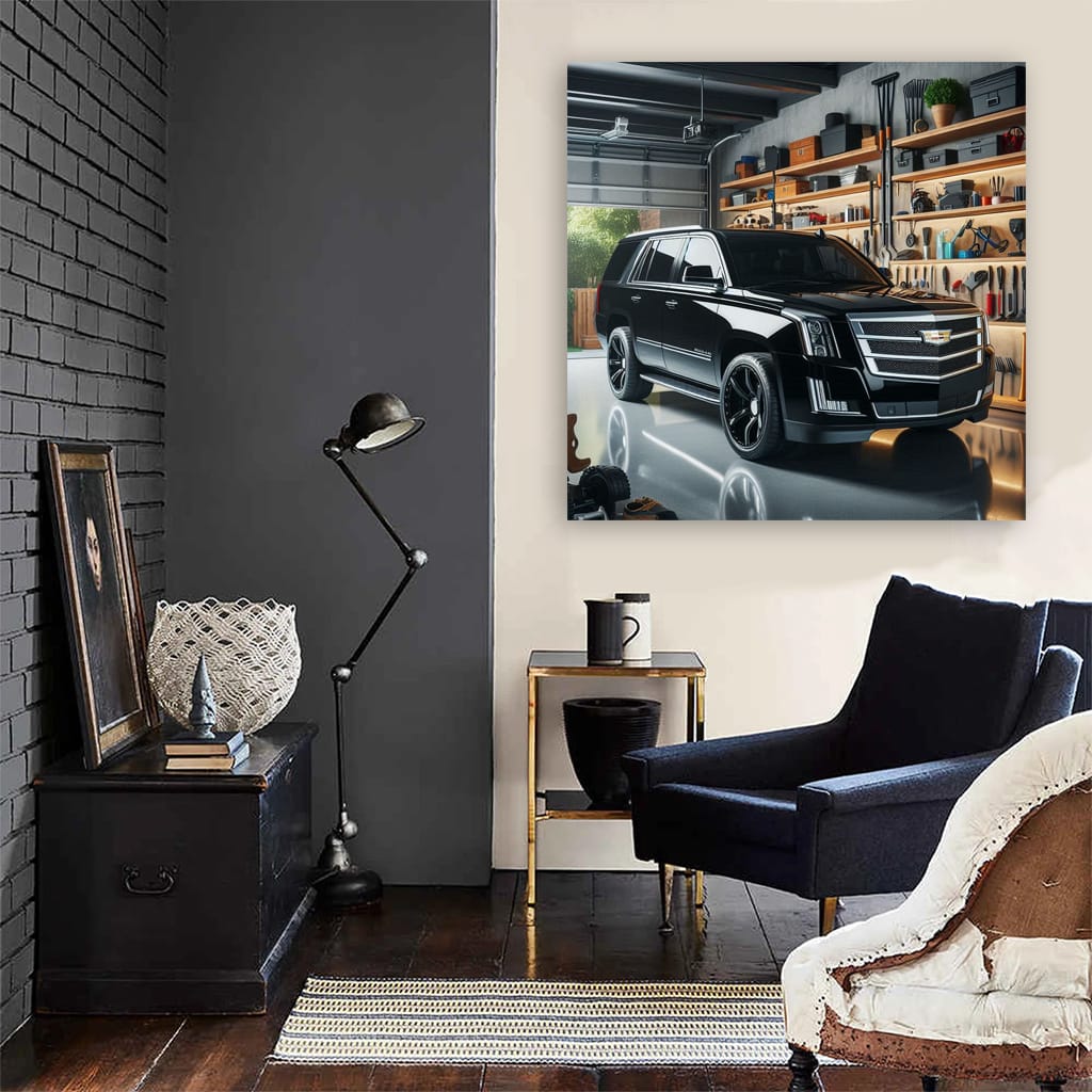 Cadillac Escalade in Garage: Luxury and Power in One