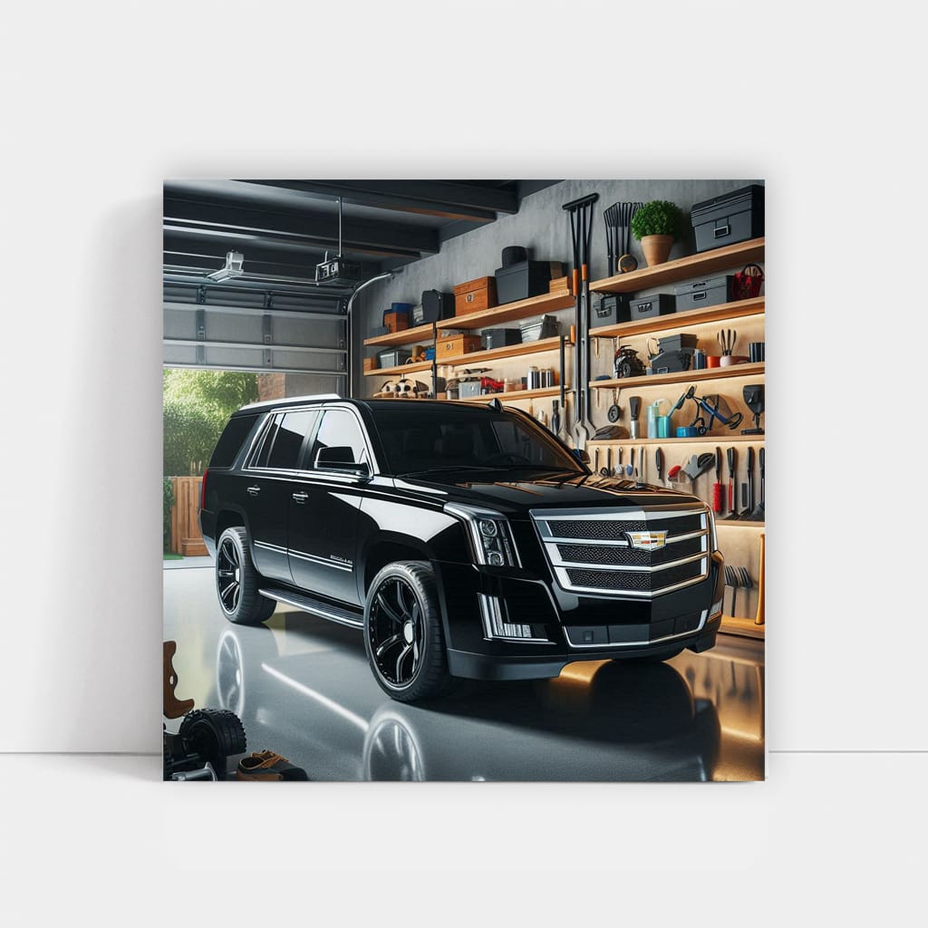 Cadillac Escalade in Garage: Luxury and Power in One