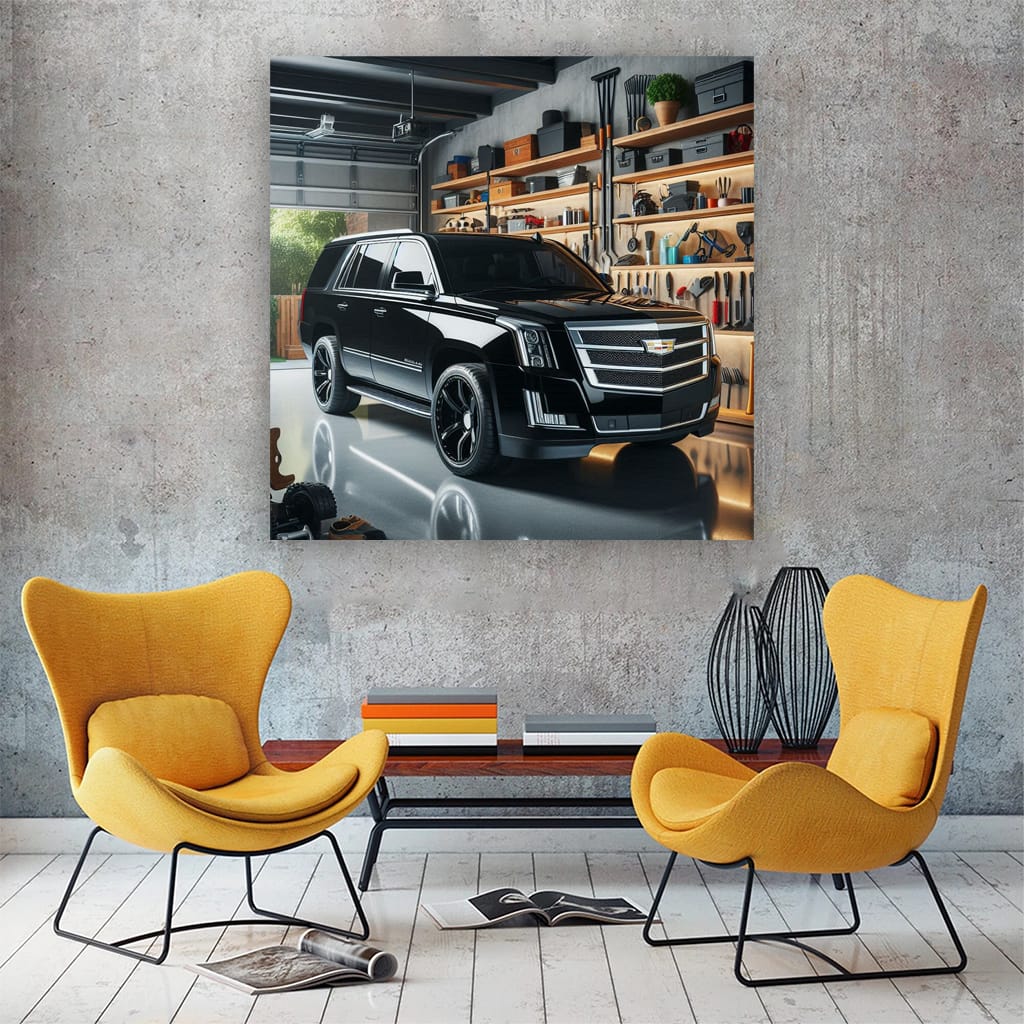 Cadillac Escalade in Garage: Luxury and Power in One