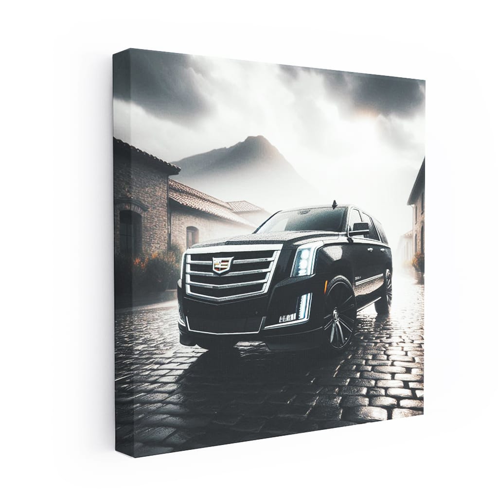 Cadillac Escalade Overcast Weath Wall Art