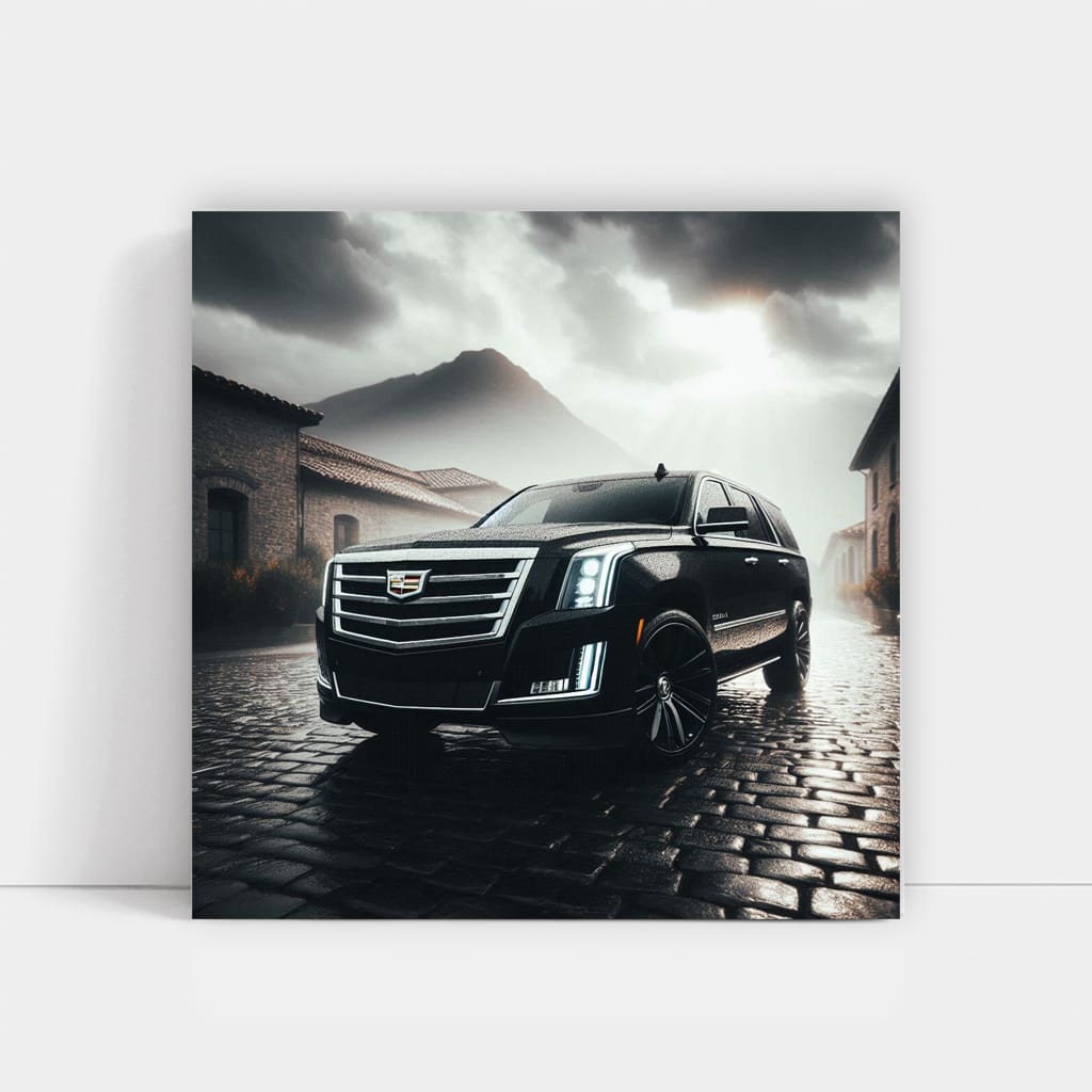 Escalade in Cloudy Weather - Luxurious and Bold SUV