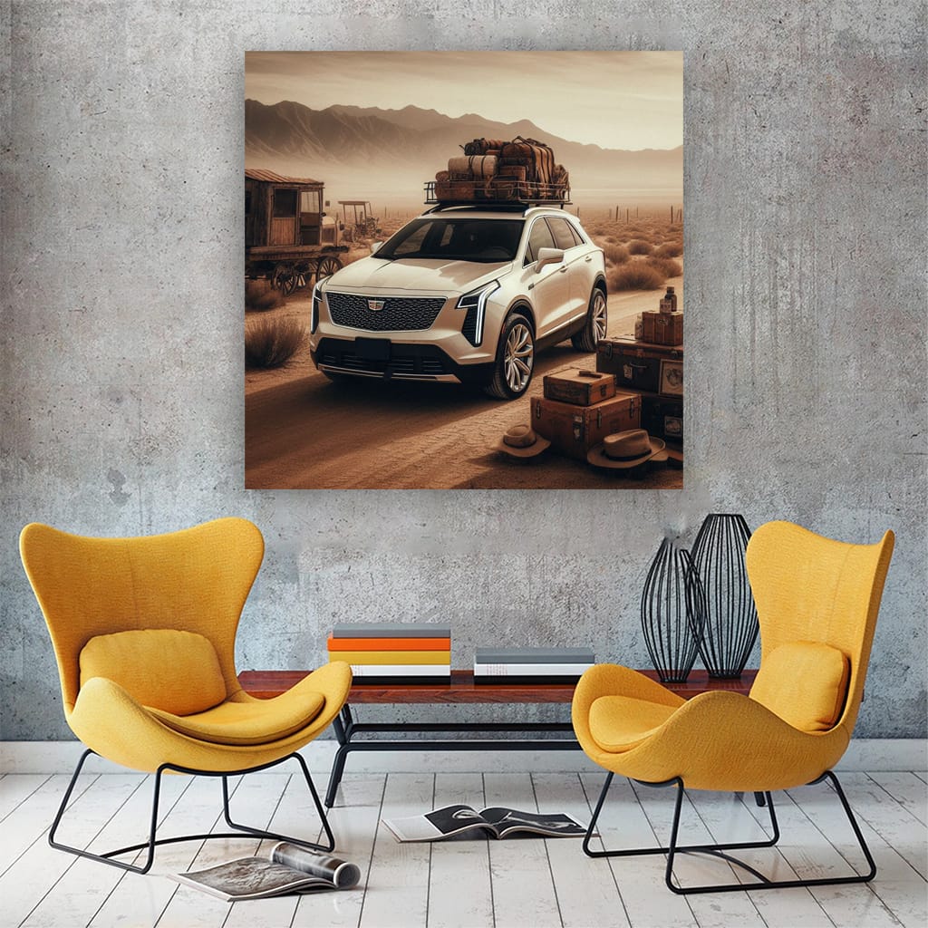 Cadillac Xt4 Dese Wall Art