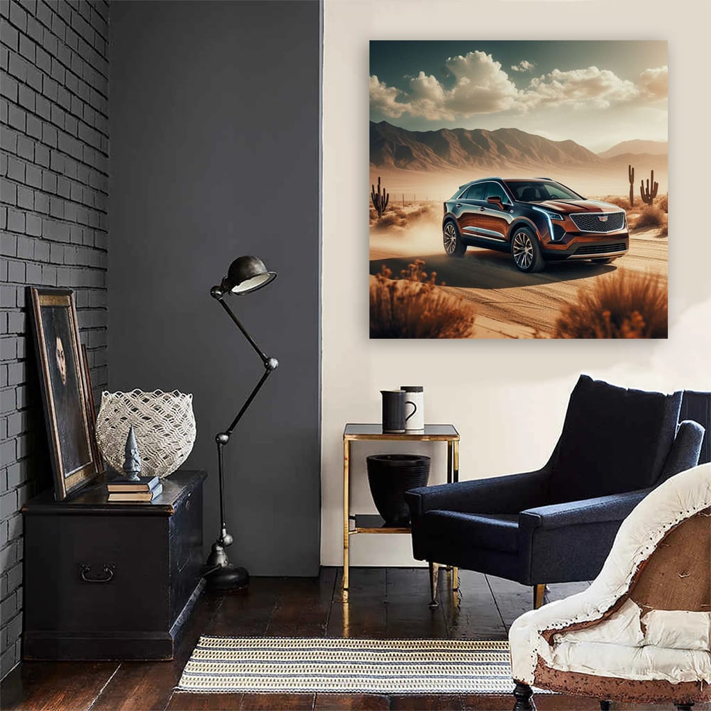 Cadillac Xt4 Desert Wall Art