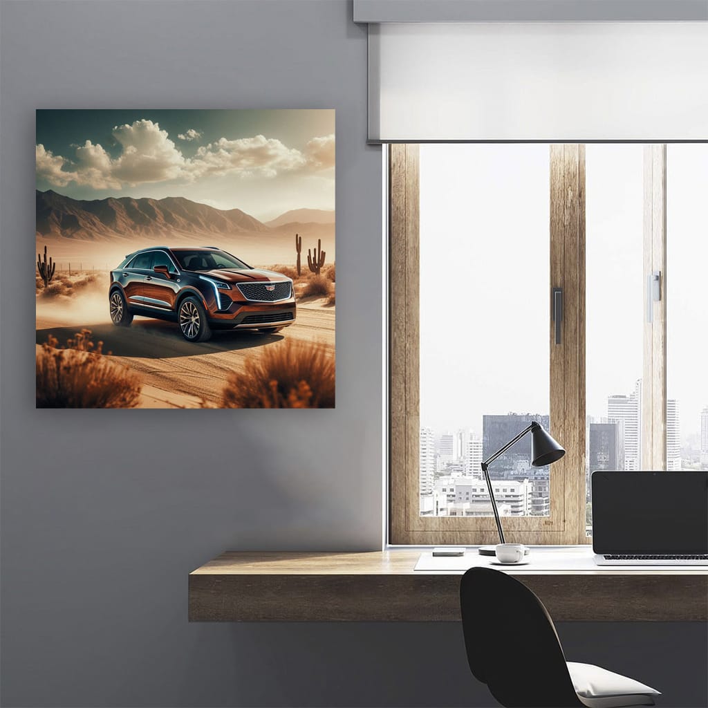 Cadillac XT4 in Desert - Rugged Elegance in Motion