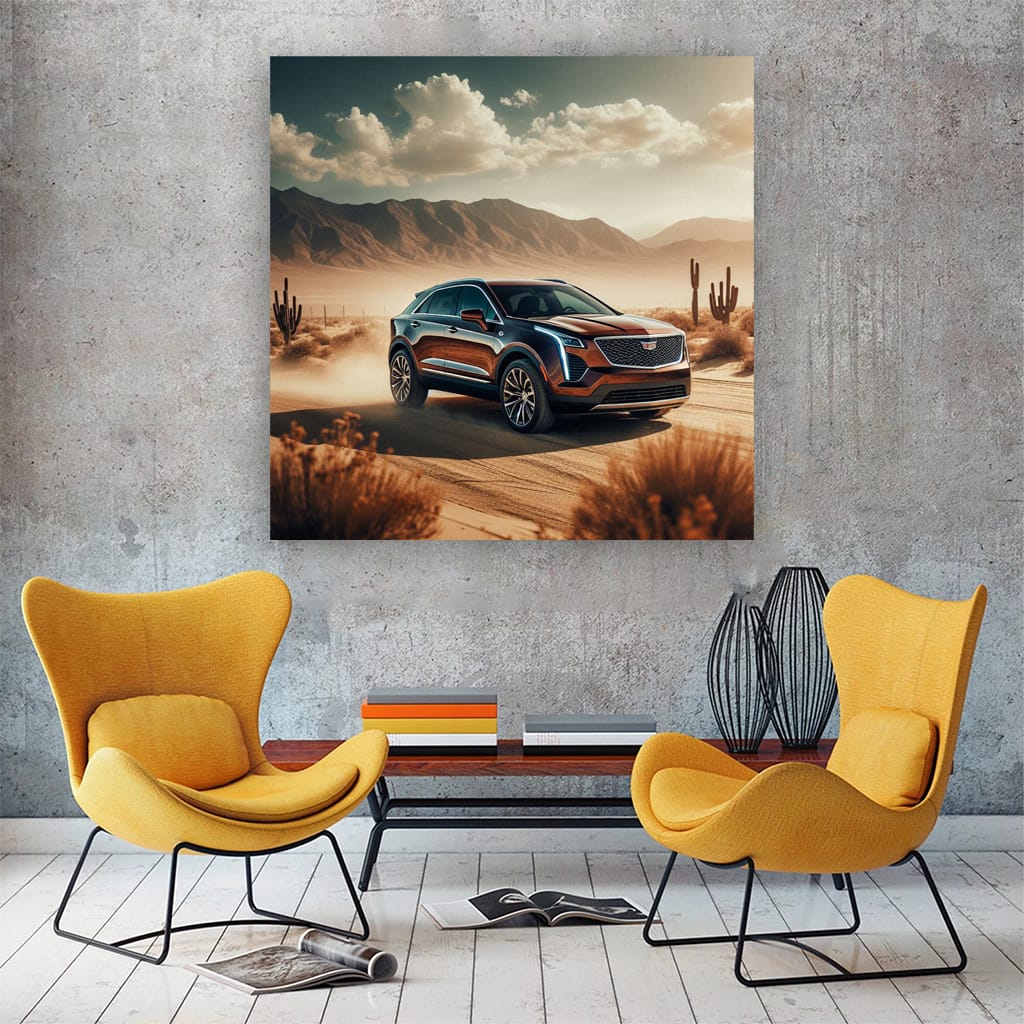 Cadillac Xt4 Desert Wall Art