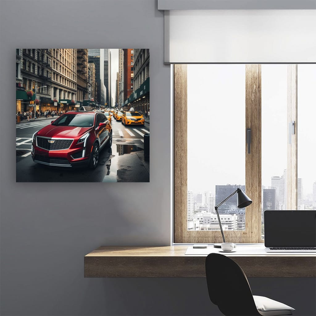 Cadillac Xt4 New York Wall Art