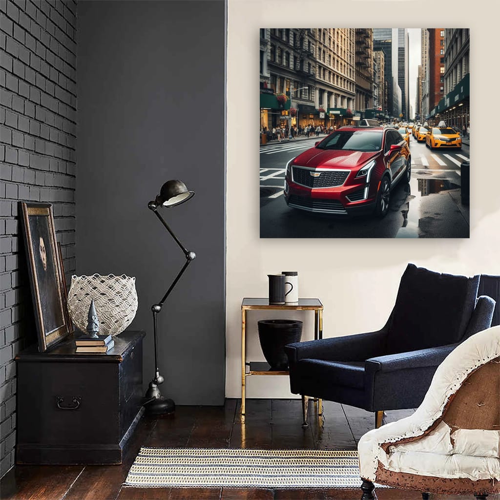 Cadillac Xt4 New York Wall Art