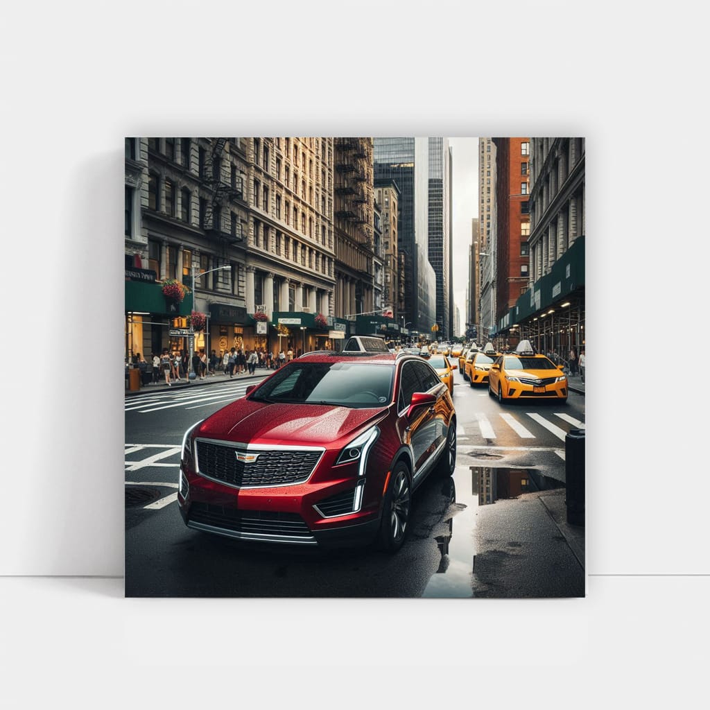 Cadillac Xt4 New York Wall Art