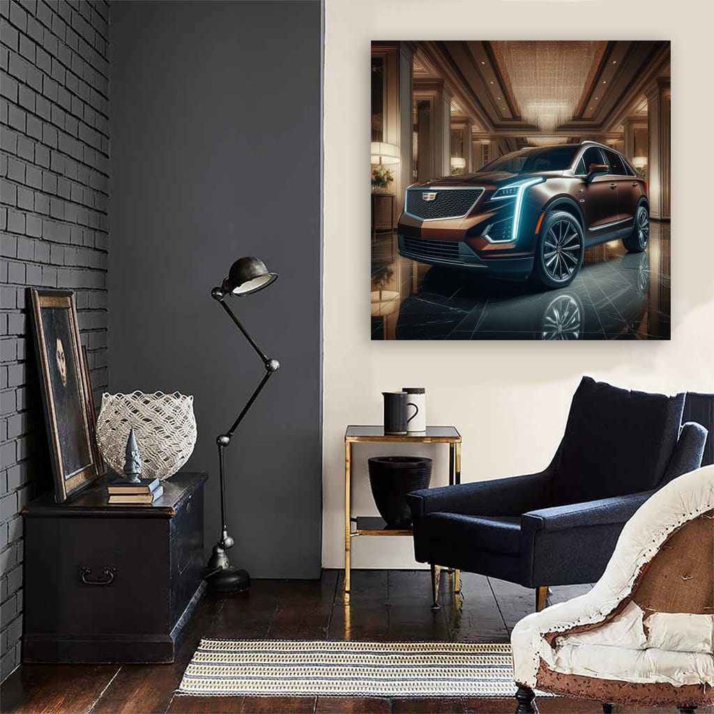 Cadillac Xt5 Parking Wall Art