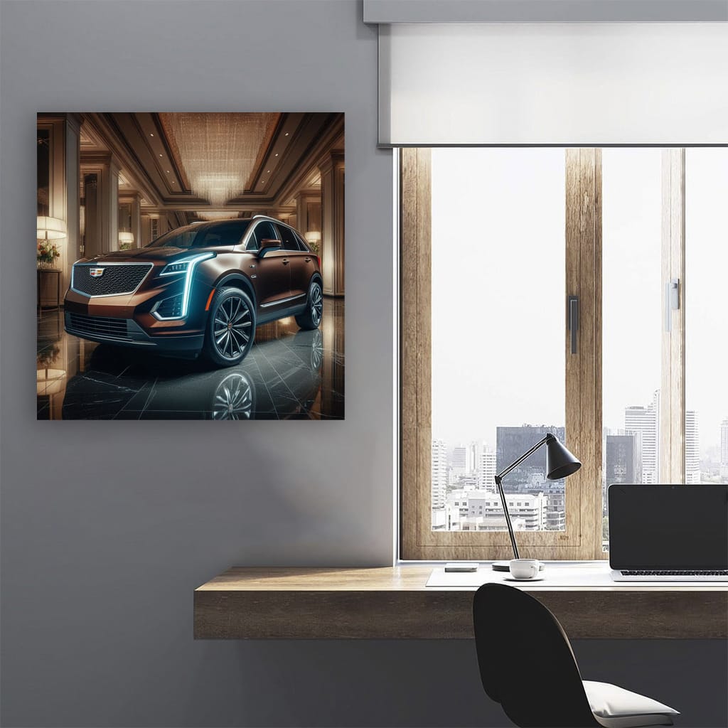 Cadillac Xt5 Parking Wall Art