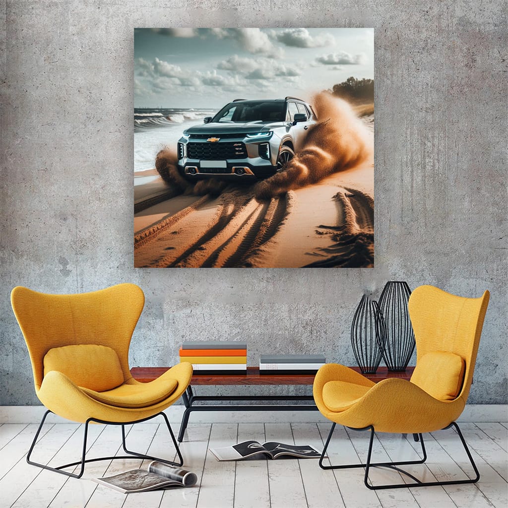 Chevrolet Blazer Drift Wall Art