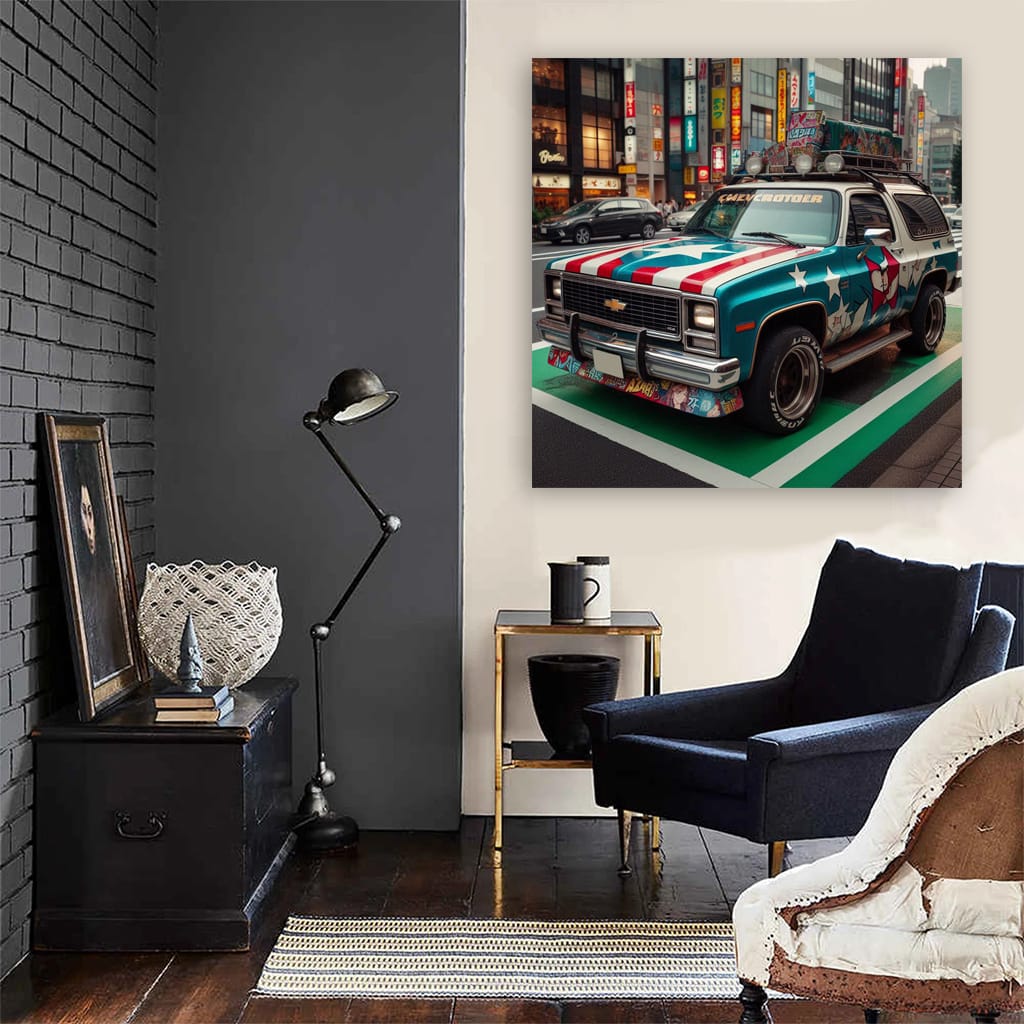 Chevrolet Blazer Tokyo Jap Wall Art