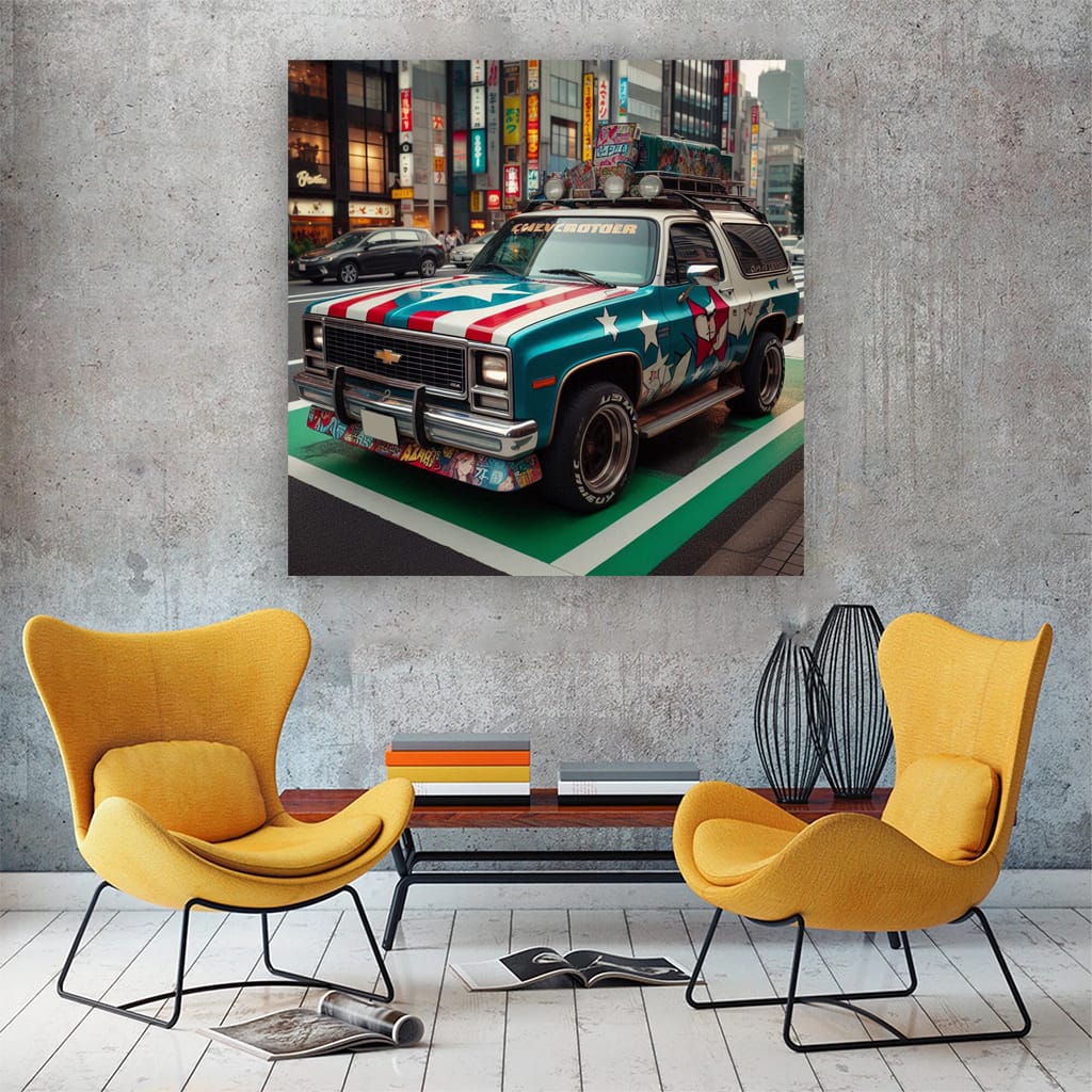 Chevrolet Blazer Tokyo Jap Wall Art