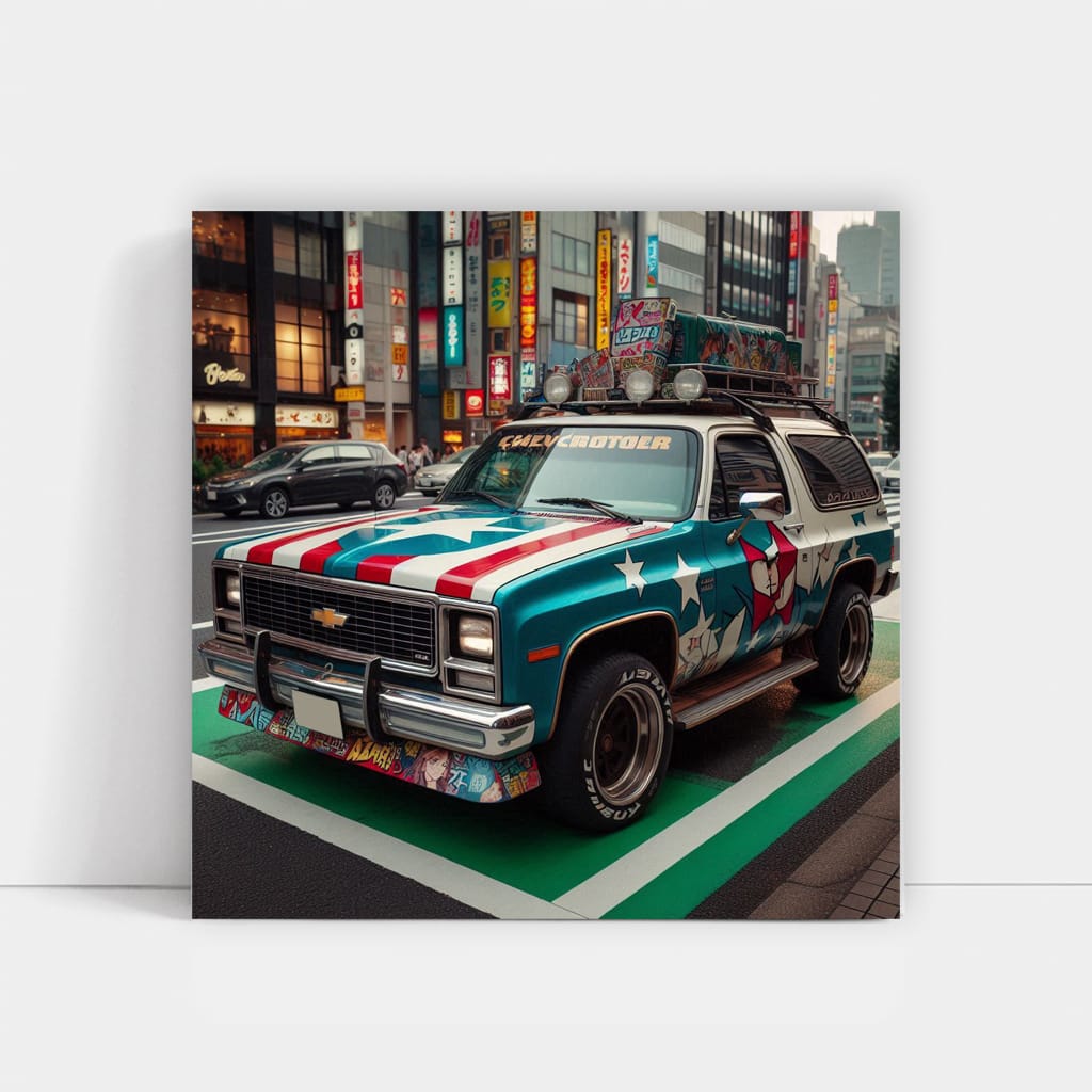 Chevrolet Blazer Tokyo Jap Wall Art