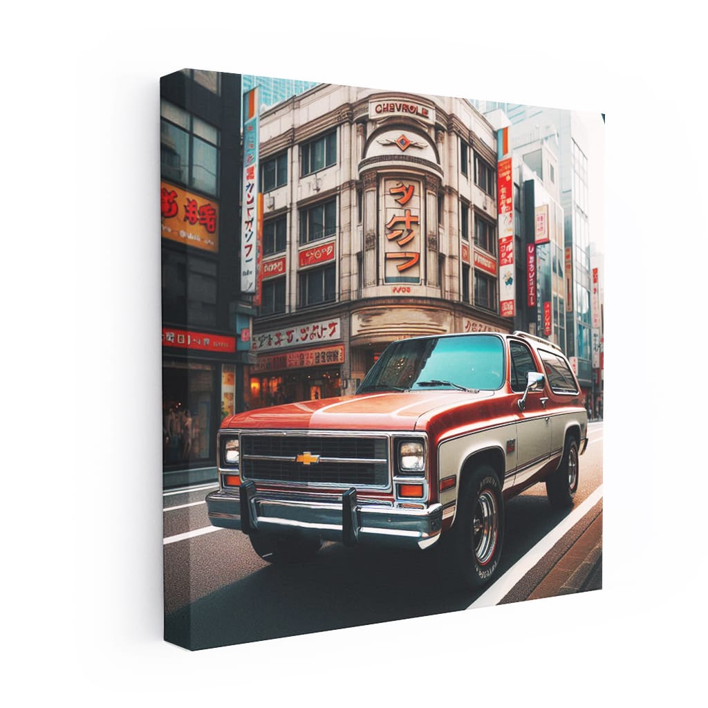 Chevrolet Blazer Tokyo Japan Wall Art