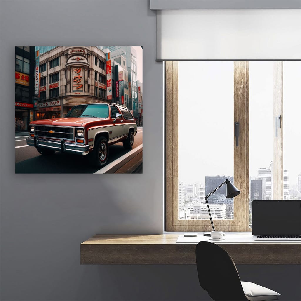 Chevrolet Blazer Tokyo Japan Wall Art