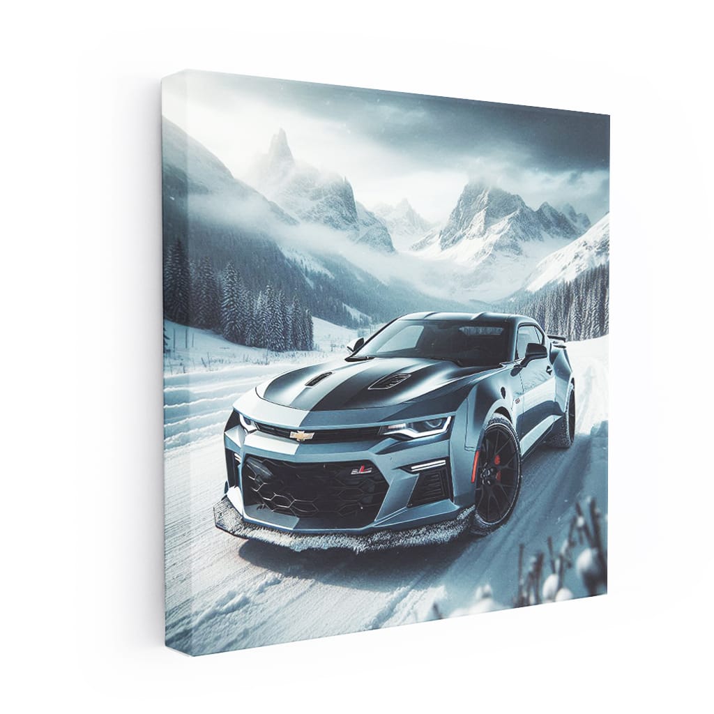 Chevrolet Camaro 1le Winte Wall Art