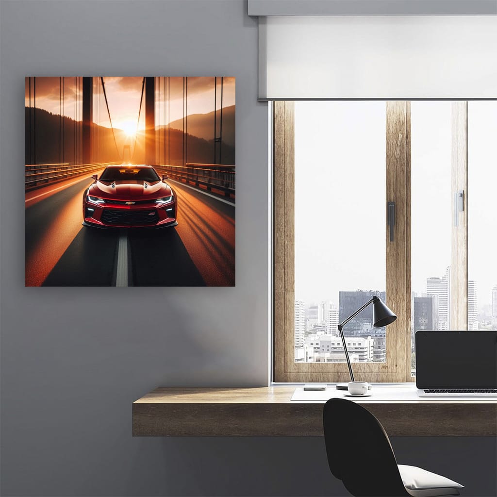 Chevrolet Camaro Bridge Wall Art