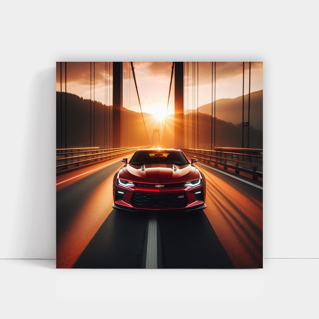 Chevrolet Camaro Bridge Wall Art