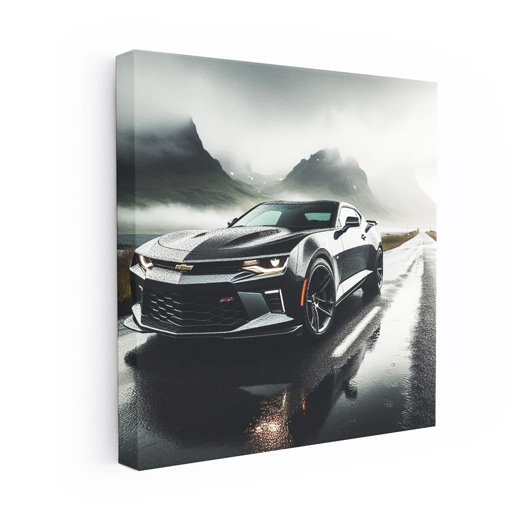 Chevrolet Camaro Cloudy Weath Wall Art