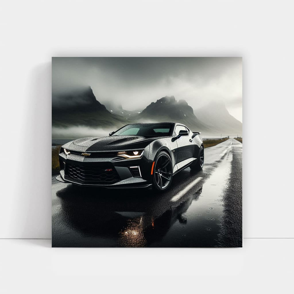 Chevrolet Camaro Cloudy Weath Wall Art