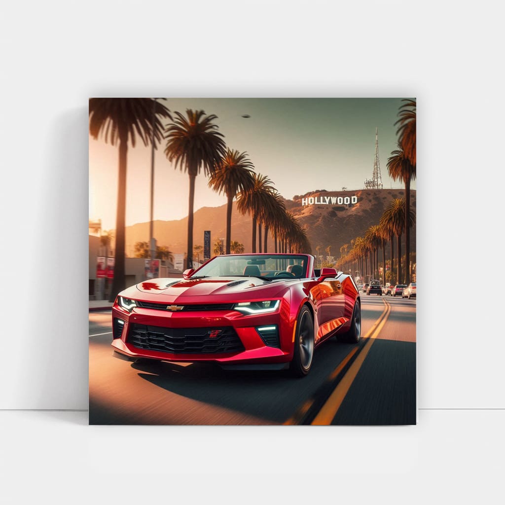 Chevrolet Camaro Los Angeles Wall Art