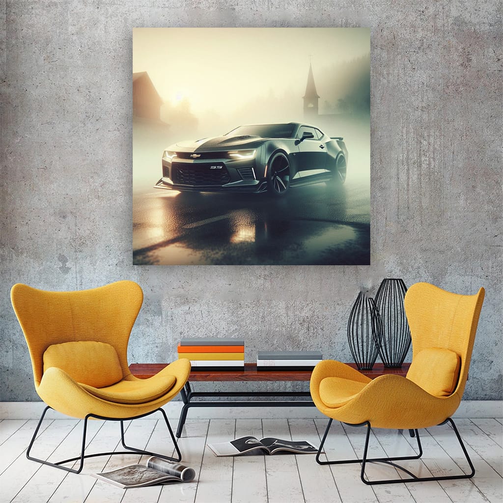 Chevrolet Camaro Ss Fog Wall Art