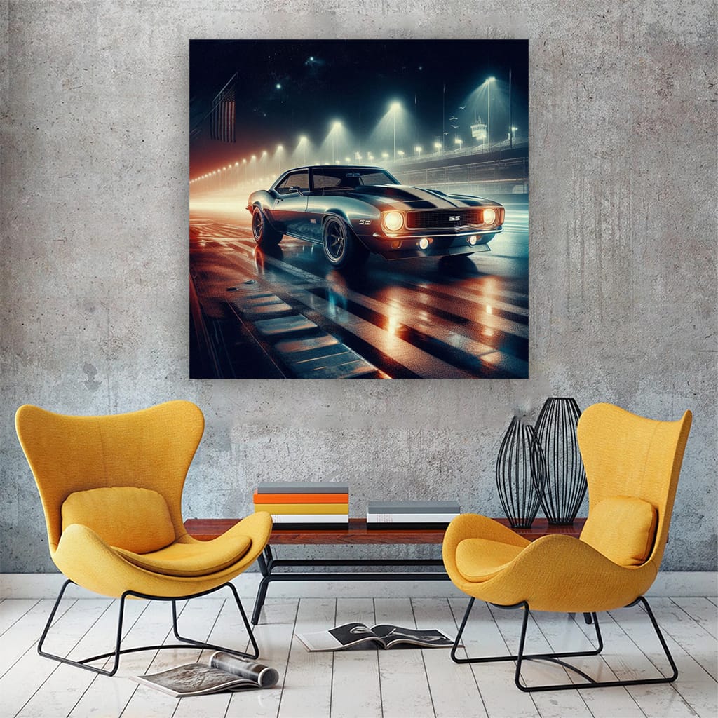 Chevrolet Camaro Ss Nigh Wall Art