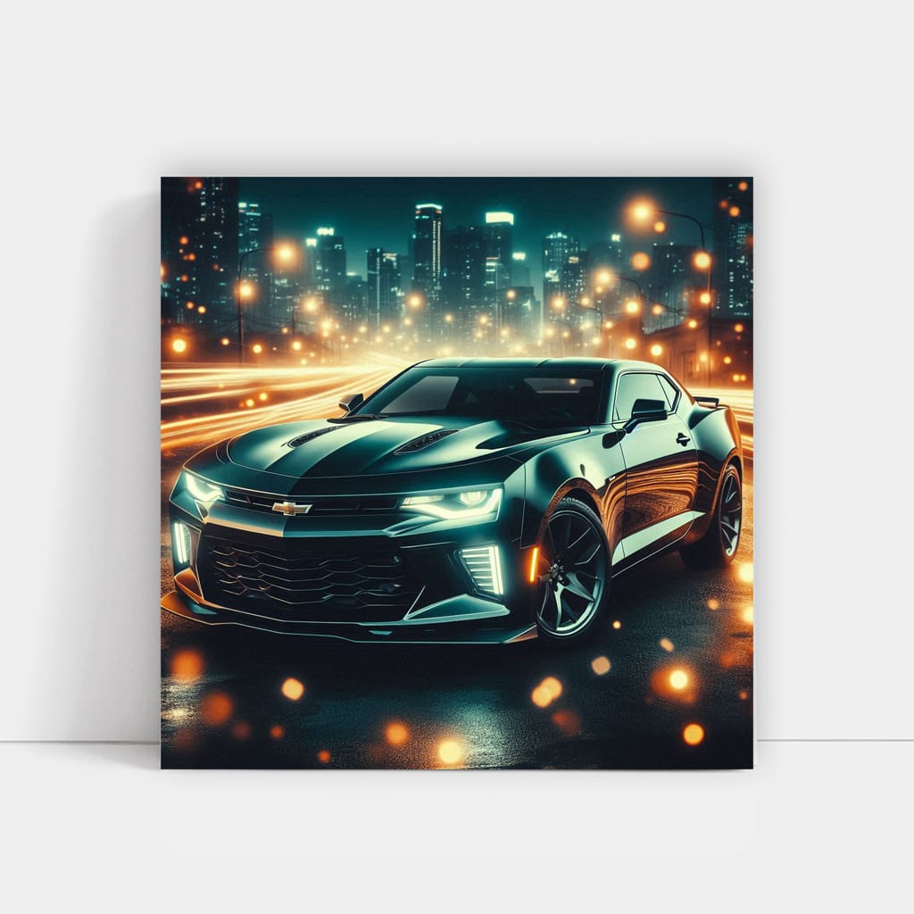 Chevrolet Camaro SS Night Scene - Bold and Powerful Style