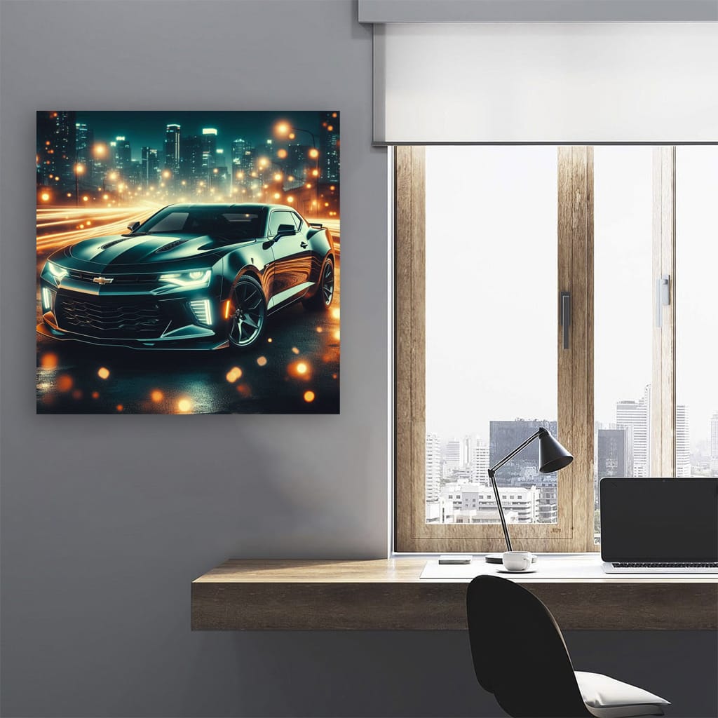 Chevrolet Camaro SS Night Scene - Bold and Powerful Style