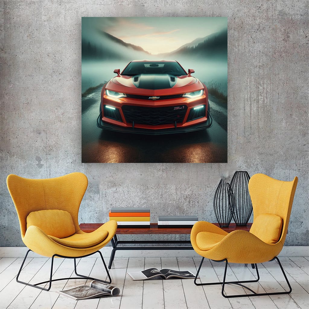 Chevrolet Camaro Zl1 Fog Wall Art